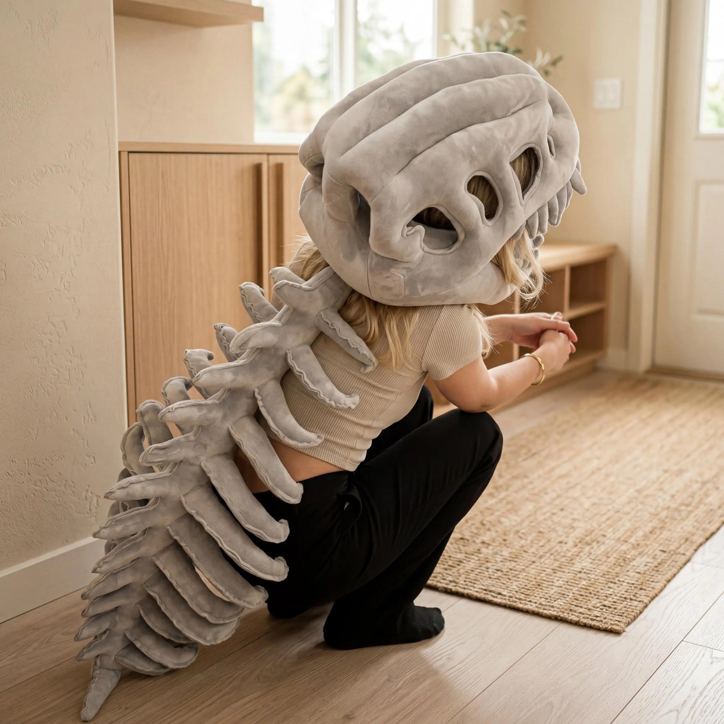 Realistic Dinosaur Skeleton Cosplay Costume